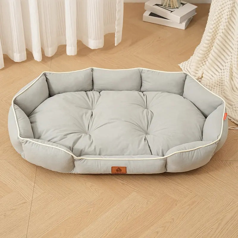 Luxurious All-Season Dog Bed: Plush Anti-Slip Sofa for Cats & Dogs – Cozy Washable Cushion with Warm Support