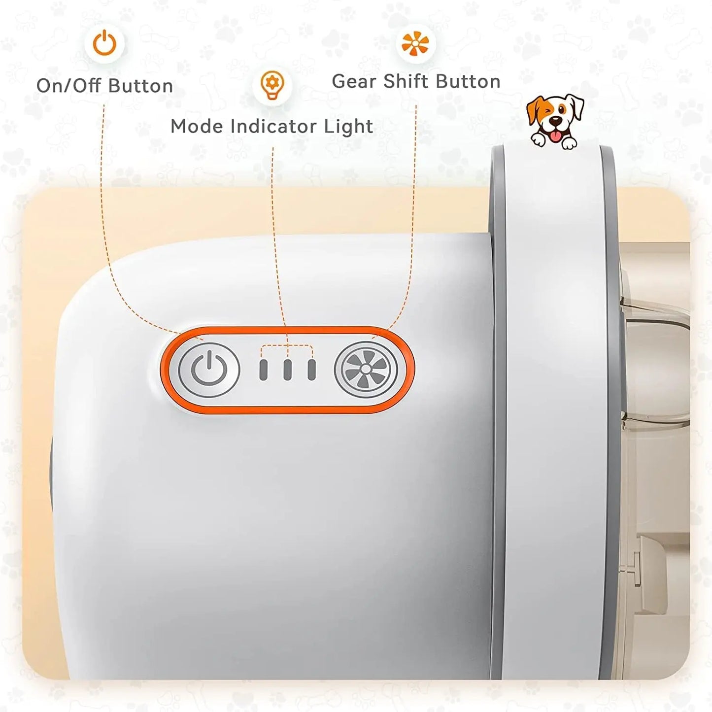 Afloia Professional Dog Grooming Kit: Vacuum Grooming Tools, Dog Clippers, and Low Noise Hair Remover for Shedding Pets