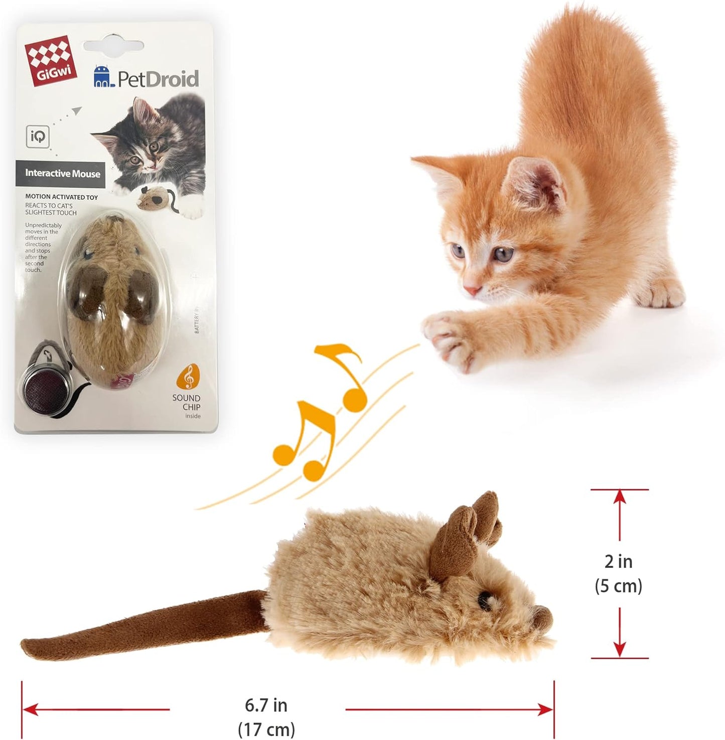 RealPets Automatic Moving Mouse Cat Toy