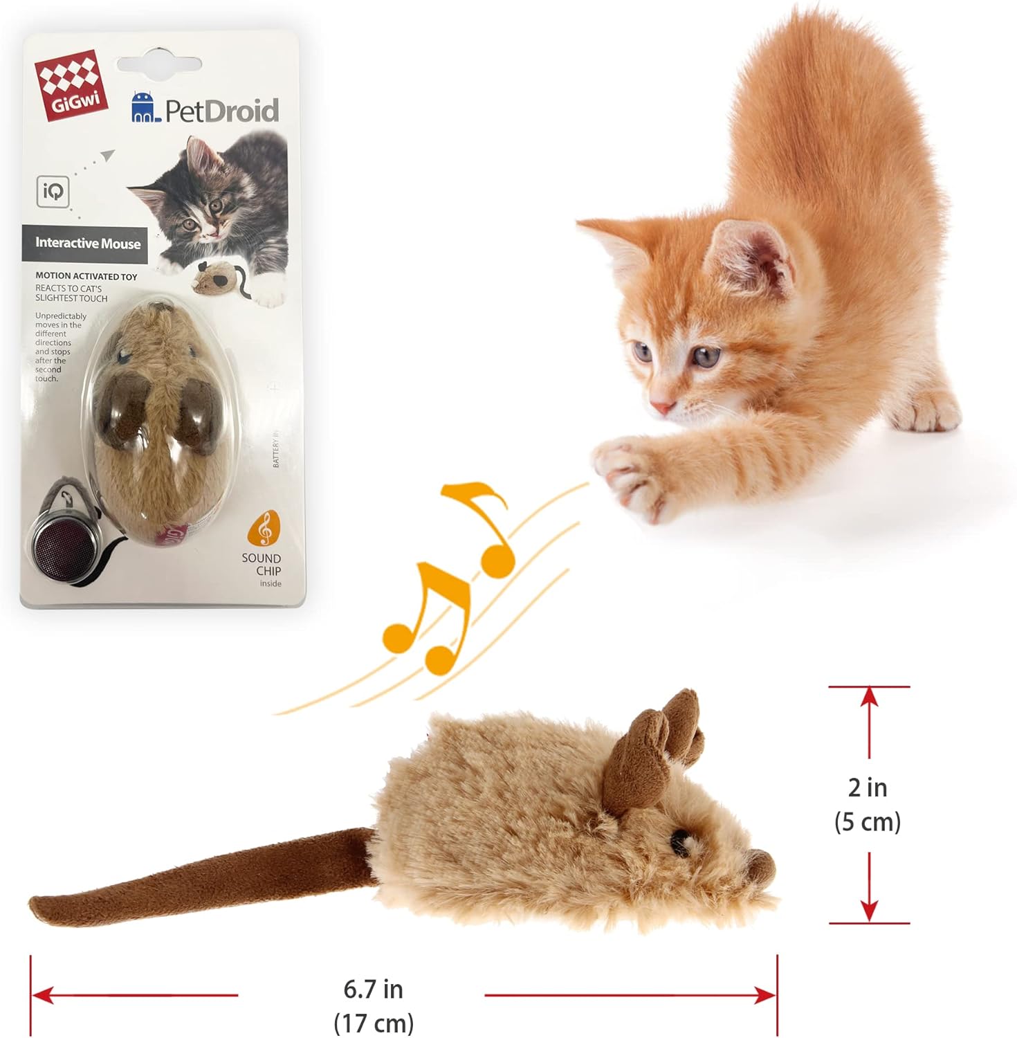RealPets Automatic Moving Mouse Cat Toy