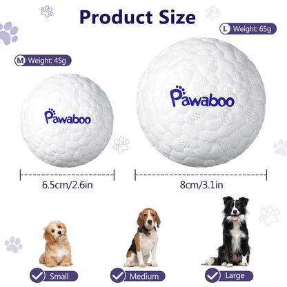 Indestructible Dog Tennis Balls for Aggressive Chewers - Interactive High Bounce Fetch Toys for Large, Medium, Small Dogs and Puppies