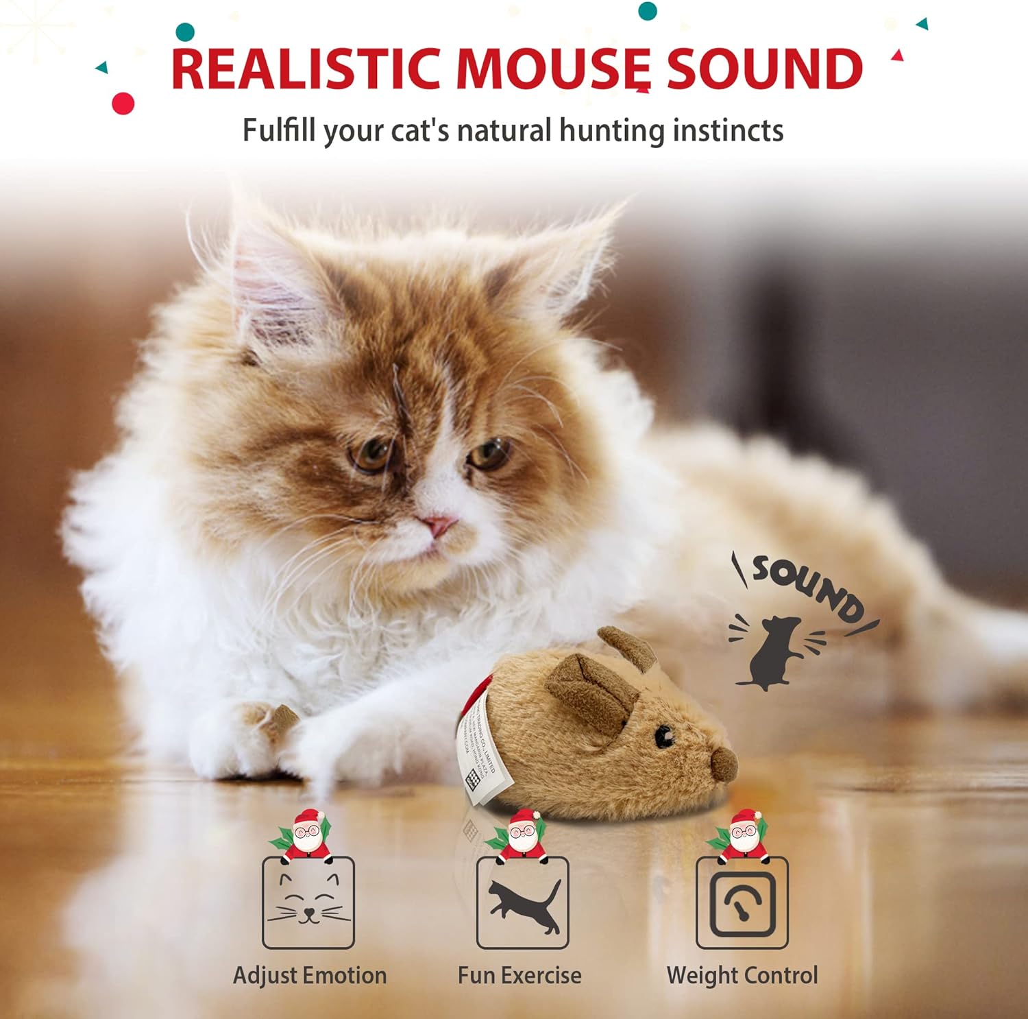 RealPets Automatic Moving Mouse Cat Toy