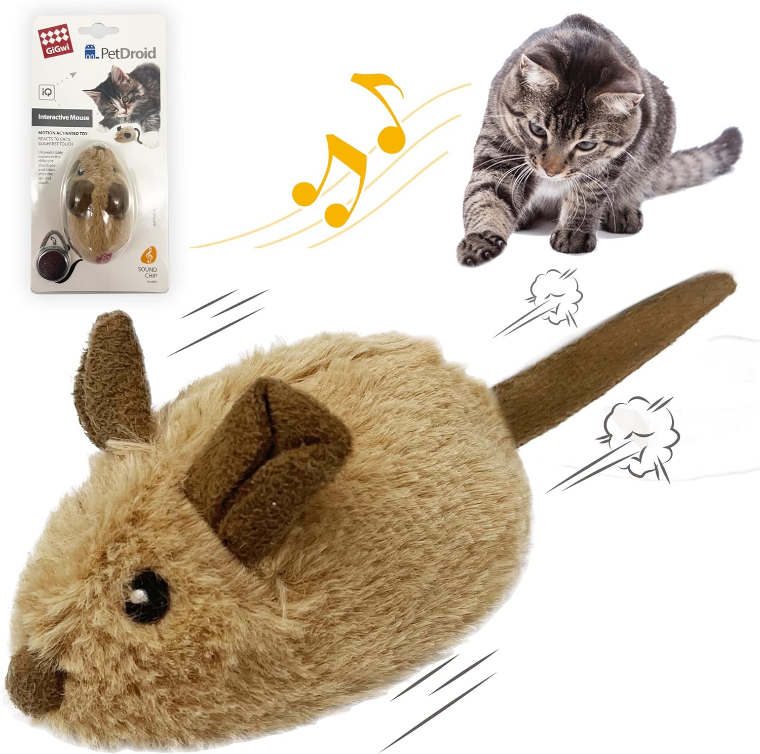 RealPets Automatic Moving Mouse Cat Toy