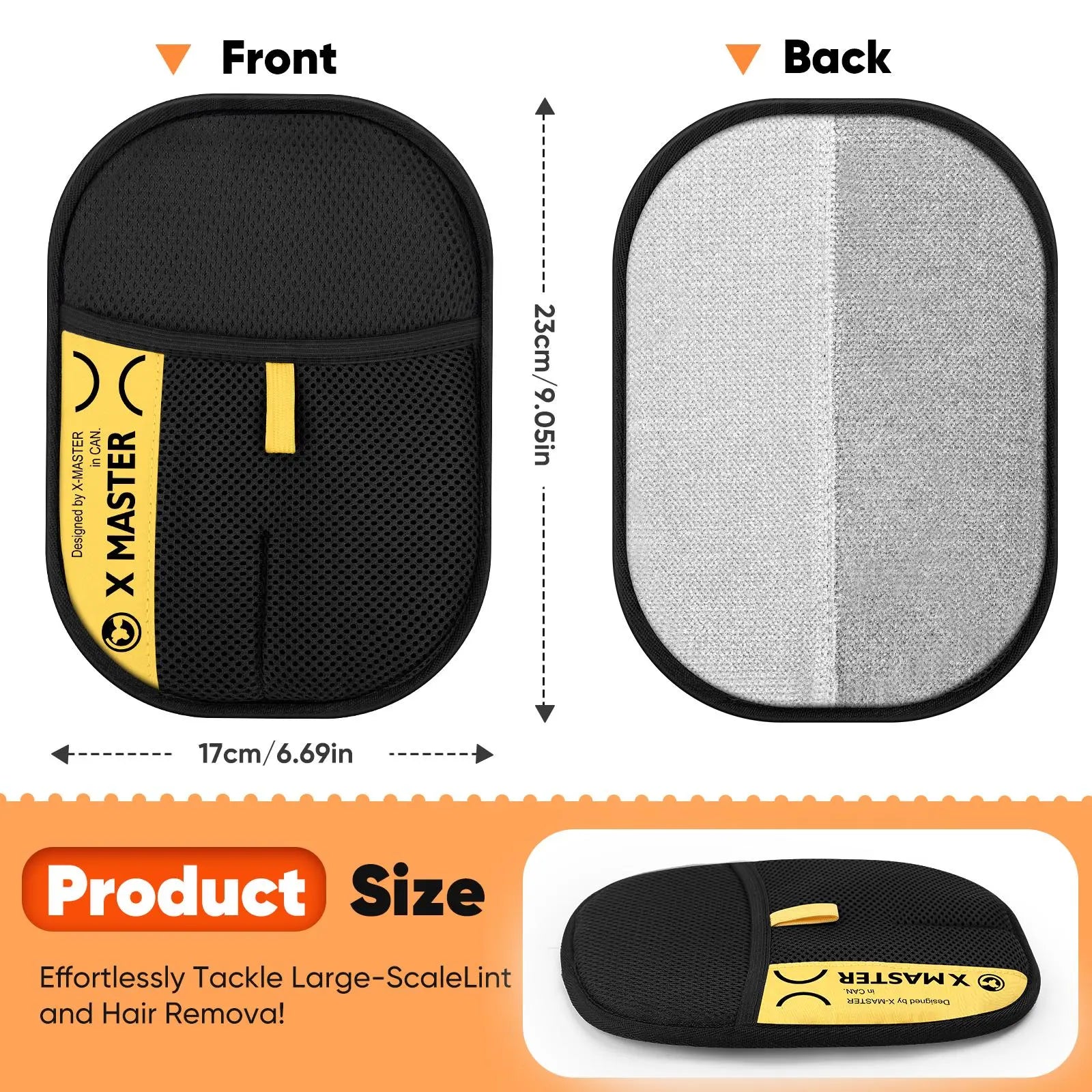 Electrostatic Reusable Pet Hair Removal Gloves for Efficient Cleaning of Furniture, Carpets, and Car Interiors