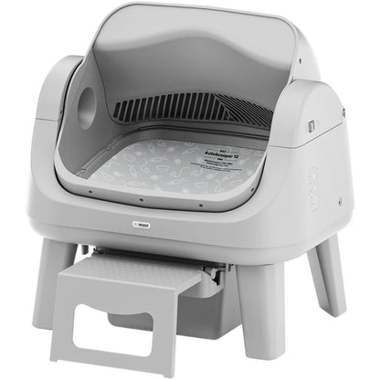 Petpivot Autoscooper 12 Lite Open Top Self-Cleaning Cat Litter Box with Advanced Safety Sensors and Senior Cat Access Features