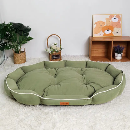 Luxurious All-Season Dog Bed: Plush Anti-Slip Sofa for Cats & Dogs – Cozy Washable Cushion with Warm Support