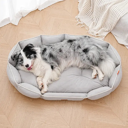 Luxurious All-Season Dog Bed: Plush Anti-Slip Sofa for Cats & Dogs – Cozy Washable Cushion with Warm Support